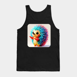 Animals, Insects and Birds - Hedgehog #48 Tank Top